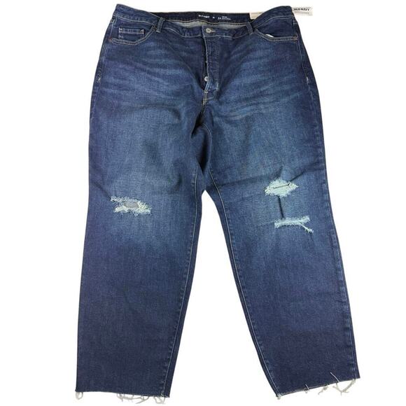 Old Navy Denim - Old navy HIGH-RISEO.G. STRAIGHT SECRET-SMOOTH POCKETS plus size 22